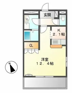 スプリングス【1階】の間取り