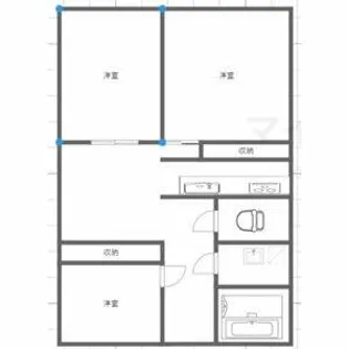 エクセレント伸和【209号室】の間取り