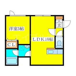 ロアール【106号室】の間取り