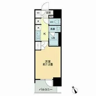 ザ・ライオンズフォーシア今池【1002号室】の間取り