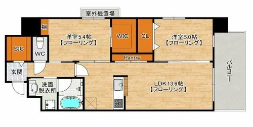 ERFOLG hakata【502号室】の間取り