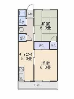 明神マンション2号【301号室】の間取り