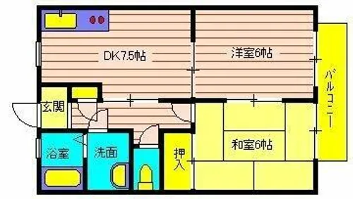 アドバンス【2階】の間取り