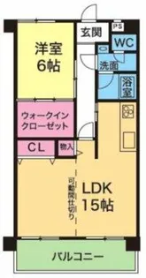 YKハイツ宮の上【3階】の間取り