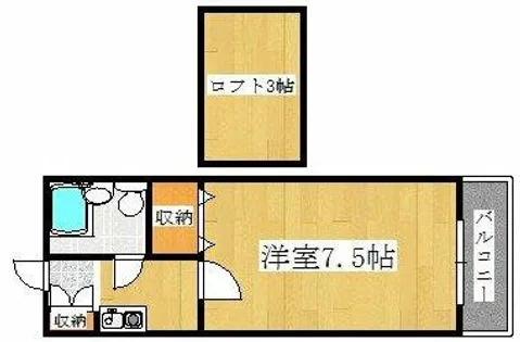 レオ西明石【105号室】の間取り