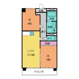 ファインコート【2階】の間取り