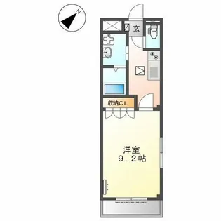 アメニティハイツ【1階】の間取り