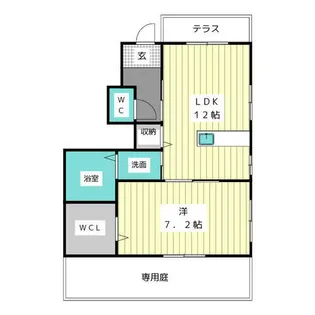 プリメーロ望が丘【1階】の間取り