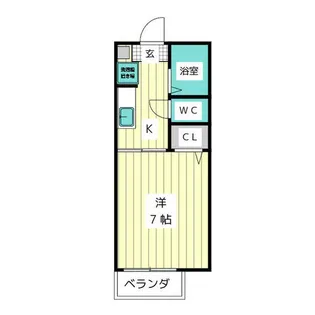 MERVEILLE Y2【1階】の間取り