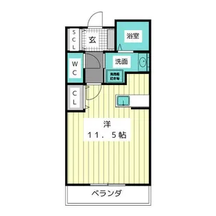 Ceres宝が丘【4階】の間取り