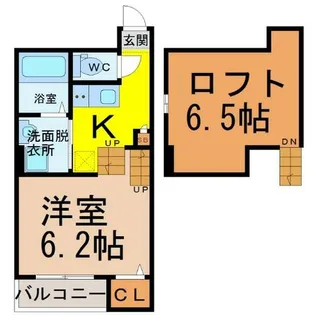 フォルクローレ名駅西【2階】の間取り