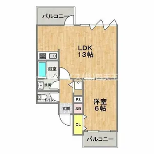 クレスト88【10階】の間取り