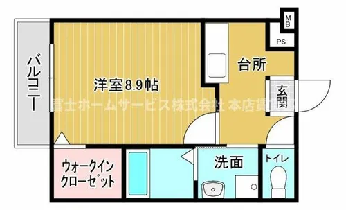 フジパレス山之内ノース【2階】の間取り
