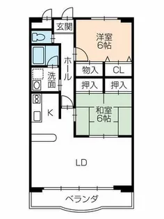 ヴィラウィル【2階】の間取り