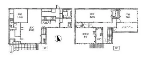 兵庫県姫路市岩端町【一戸建】の間取り