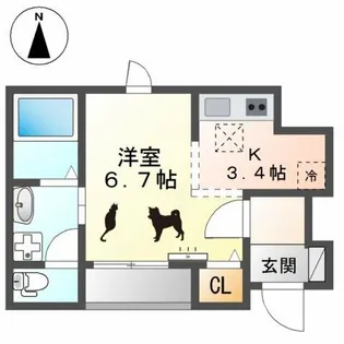 グランデ110【1階】の間取り