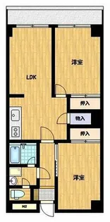 ユトリロ下地3【106号室】の間取り