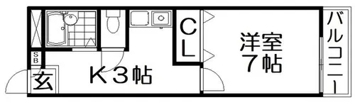 メゾン金城【2階】の間取り