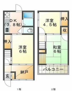 兵庫県神戸市垂水区福田4丁目【一戸建】の間取り