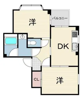 レジデンシア甲子園【3階】の間取り