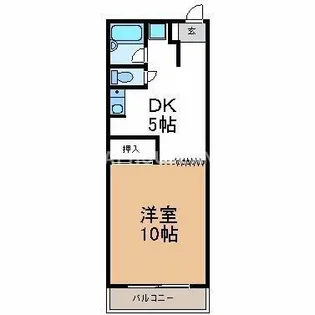 陽明館2【102号室】の間取り