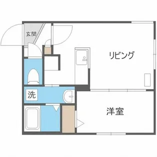 ラフィーネ月寒中央通【1階】の間取り
