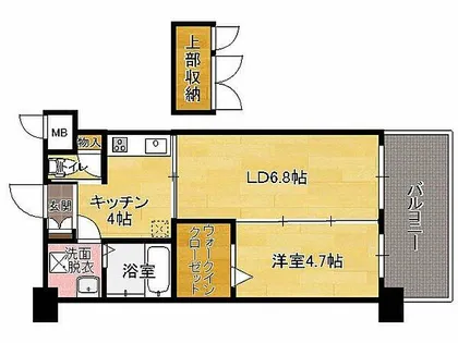 CLUB ORIENT BLD No.82 EMPRESS【5階】の間取り