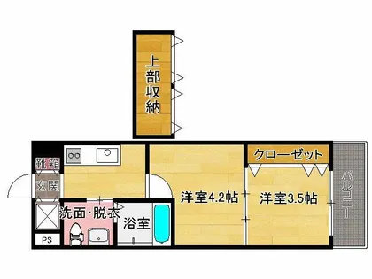 No.60 V-TOWER天神【18階】の間取り