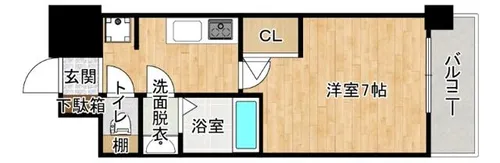 セレニテ新大阪プリエ【14階】の間取り
