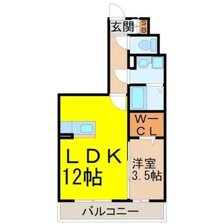 ルミエール【1階】の間取り