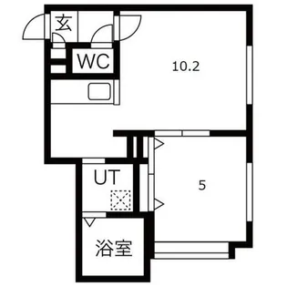 北海道札幌市手稲区曙一条1丁目【マンション】の間取り