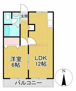 フリーデA【1階】の間取り