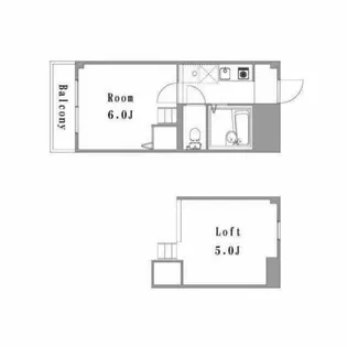 アトリウム合川【106号室】の間取り