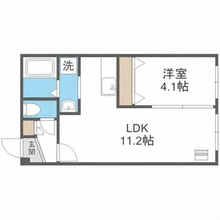 エルシア北2条【3階】の間取り