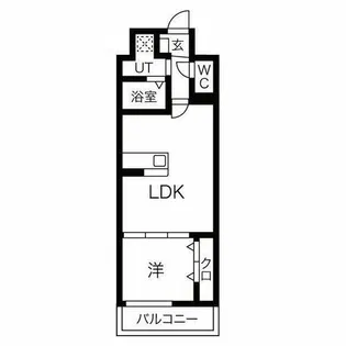 FREEDOMresidence堺大小路【2階】の間取り