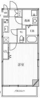ブリランテ都島【2階】の間取り