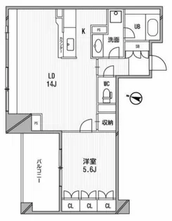 アーデンタワー福島ウエスト【3階】の間取り