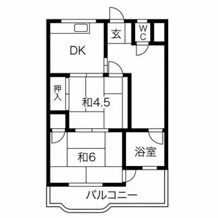 永田マンション【3階】の間取り