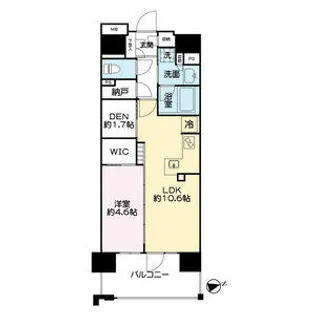 レーベン姫路本町【14階】の間取り