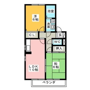 フローラM【1階】の間取り