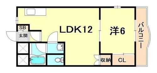 リアライズ 御影【4階】の間取り