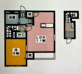 ノア前後【2階】の間取り