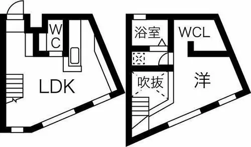 LeGioie築地口駅【4階】の間取り