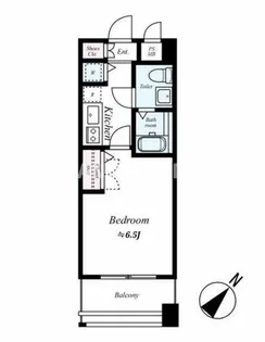ピュアドームグランテージ博多【9階】の間取り