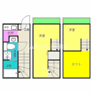 RIFMIC博多city【1階】の間取り