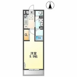 Forest hill(フォレスト ヒル)【202号室】の間取り