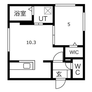 北海道札幌市手稲区手稲本町一条1丁目【マンション】の間取り