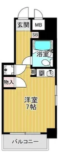 グランデール京橋【6階】の間取り