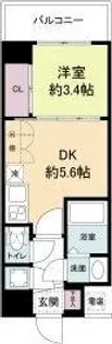 セレニテ新大阪カルム【9階】の間取り