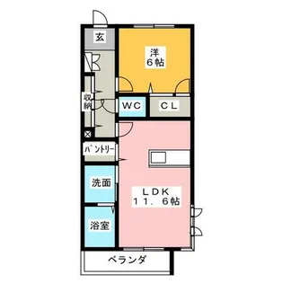 ウィステリア【1階】の間取り